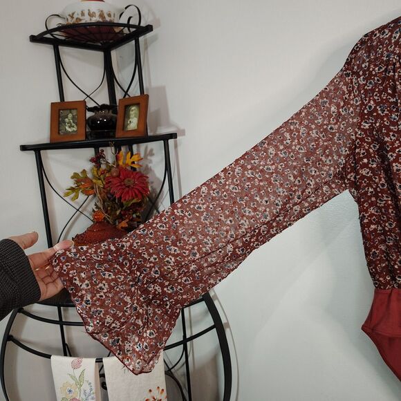 FUN Casual BOHO Blouses BUNDLE Sz SMALL Women's Long & Short Sleeve MIXED LOT - Picture 3 of 10